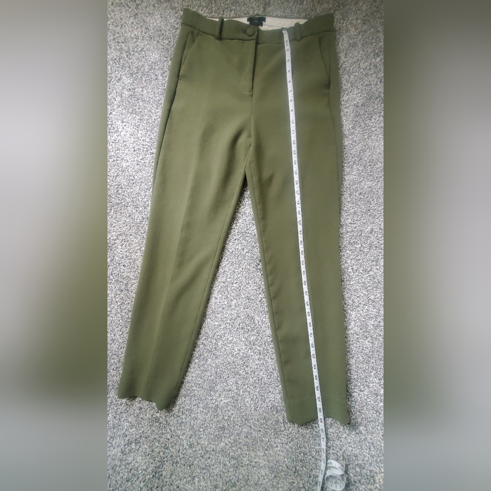 J. Crew Olive Green Tall Cameron Pant